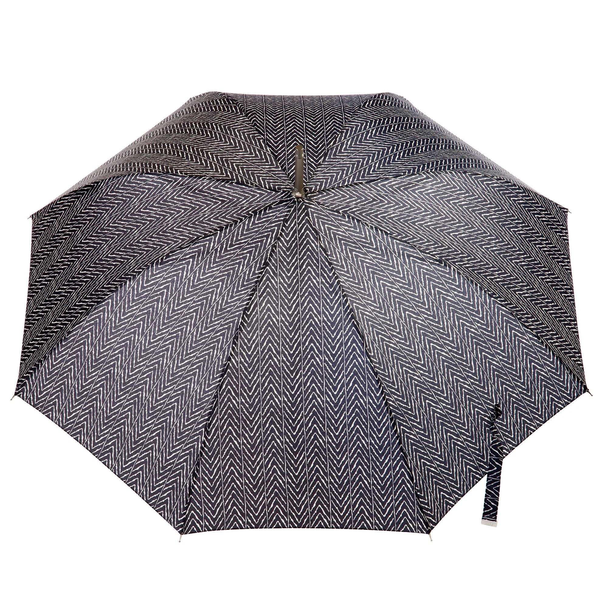 Regenschirm mit gebogenem Griff und langem Griff