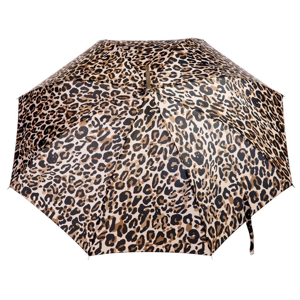 Regenschirm mit gebogenem Griff und langem Griff
