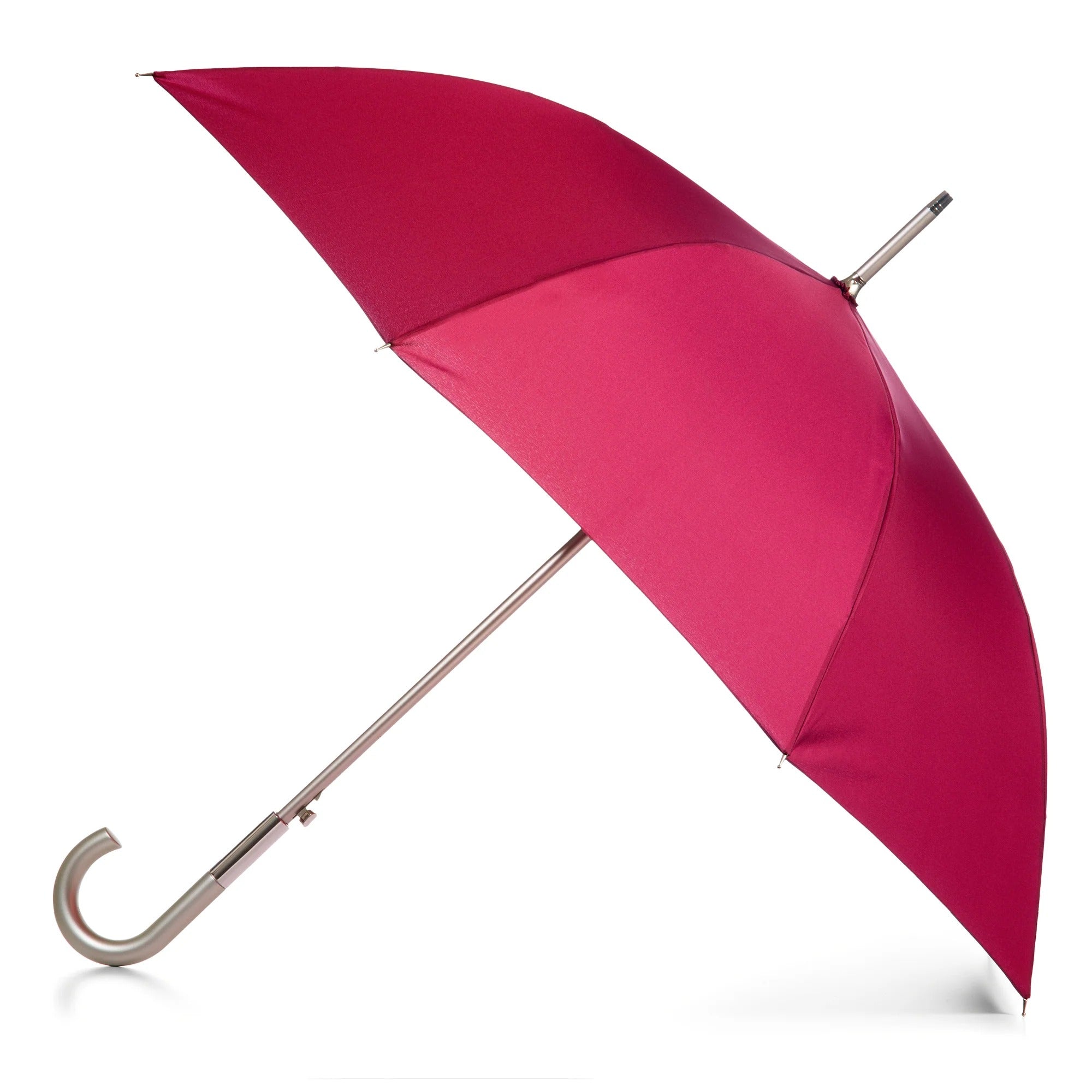 Regenschirm mit gebogenem Griff und langem Griff