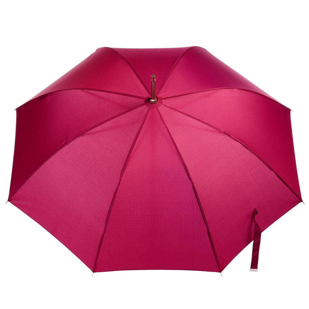 Regenschirm mit gebogenem Griff und langem Griff