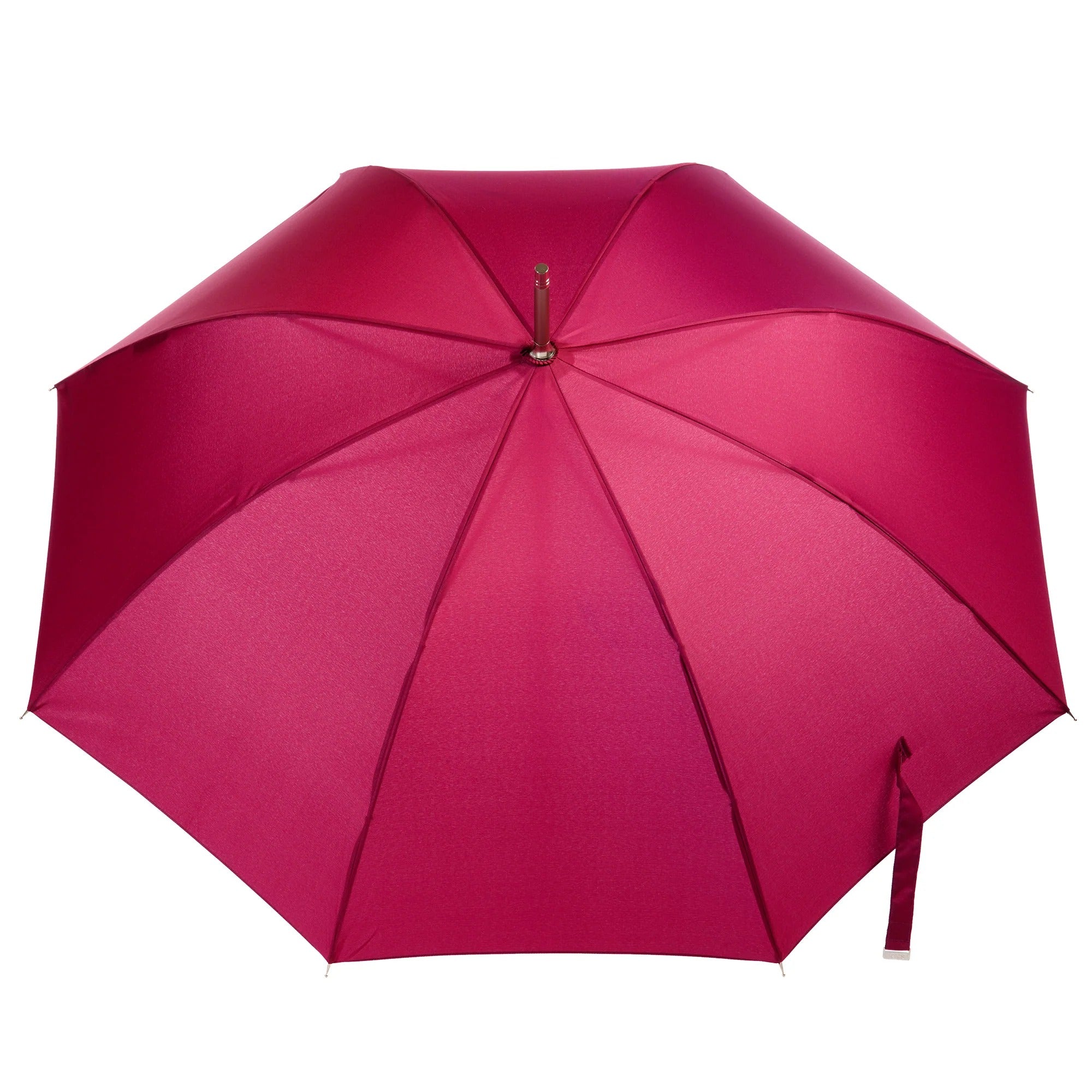 Regenschirm mit gebogenem Griff und langem Griff