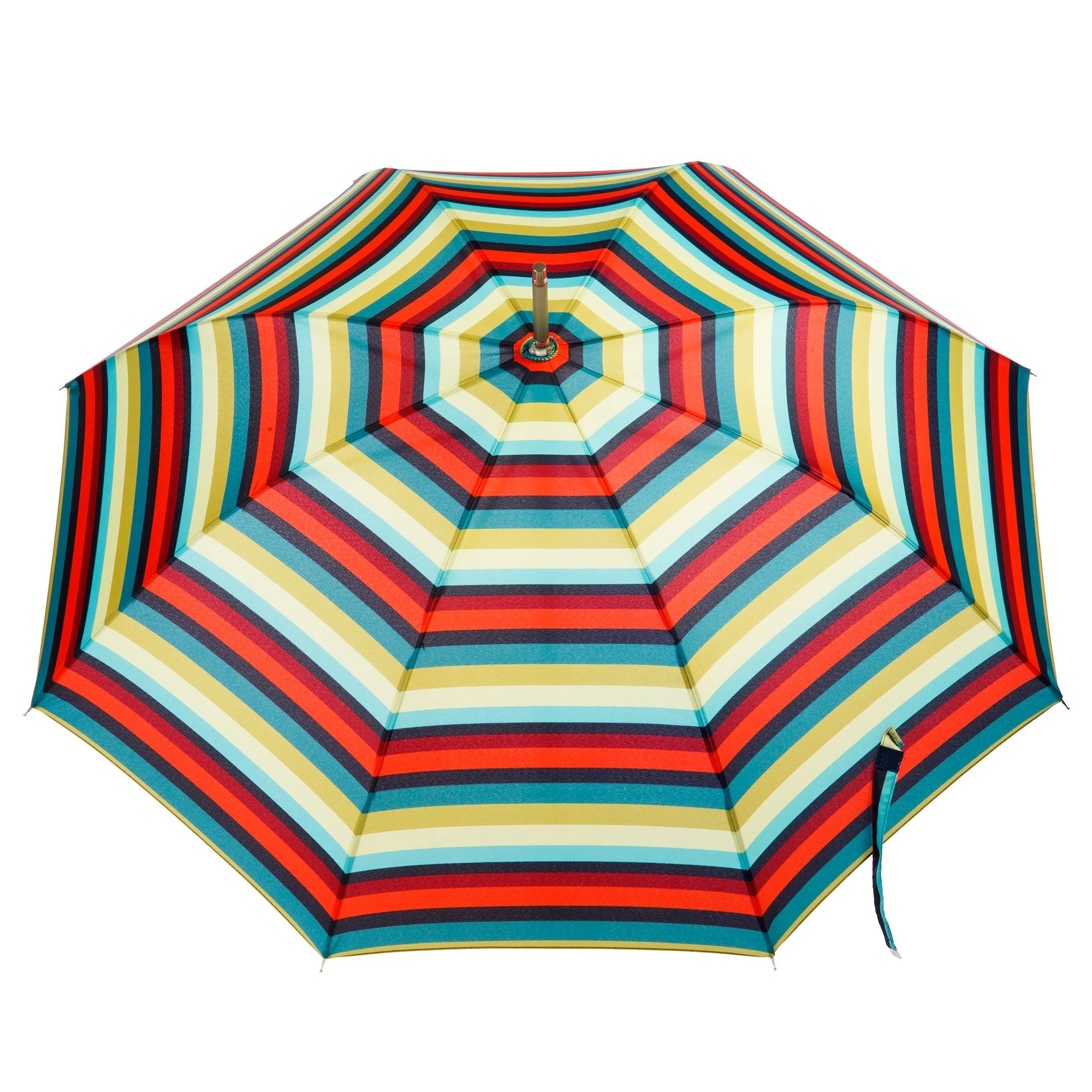 Regenschirm mit gebogenem Griff und langem Griff