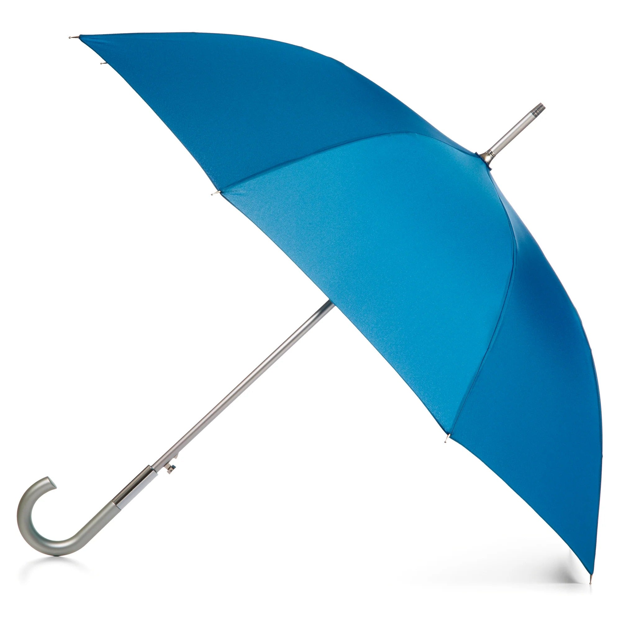 Regenschirm mit gebogenem Griff und langem Griff