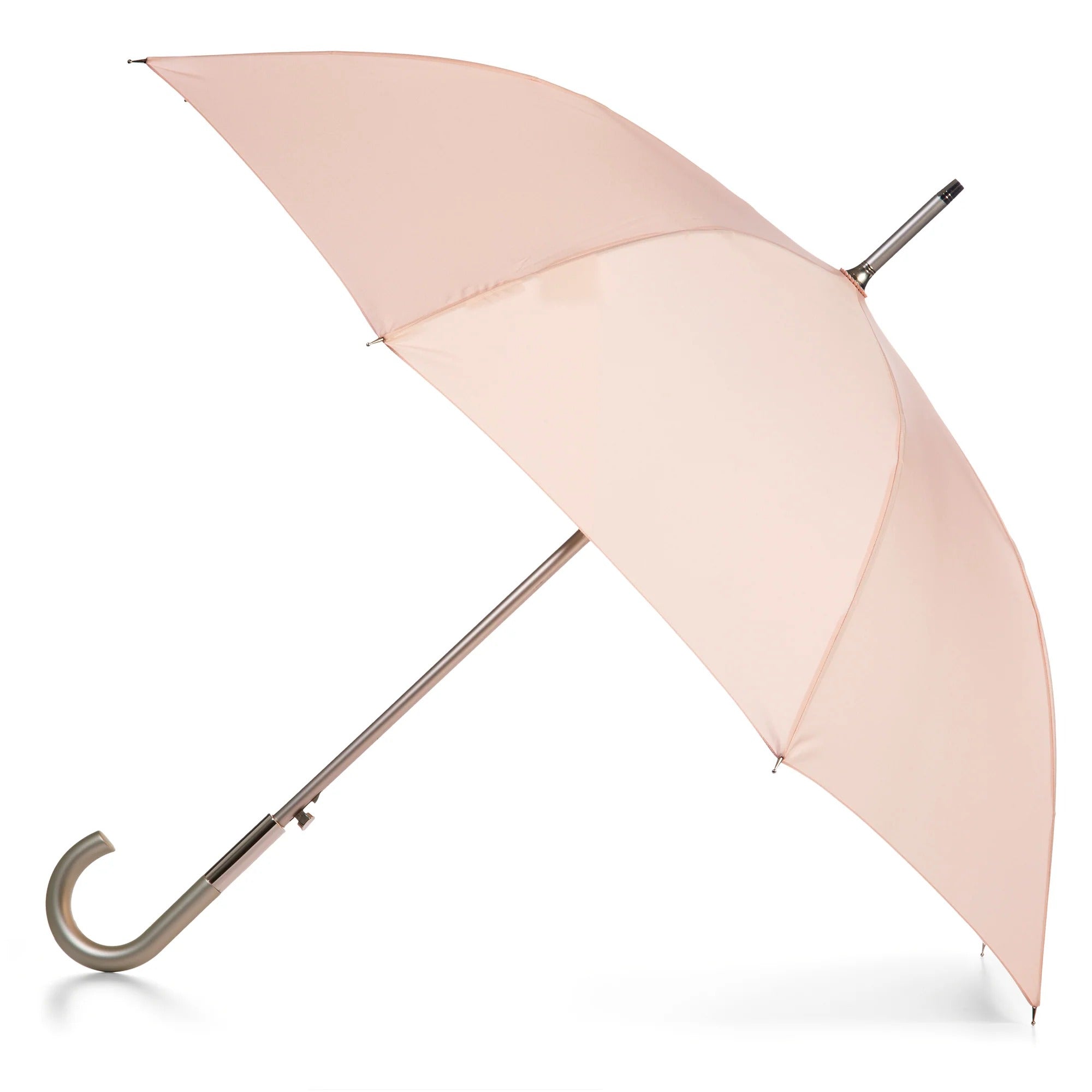 Regenschirm mit gebogenem Griff und langem Griff