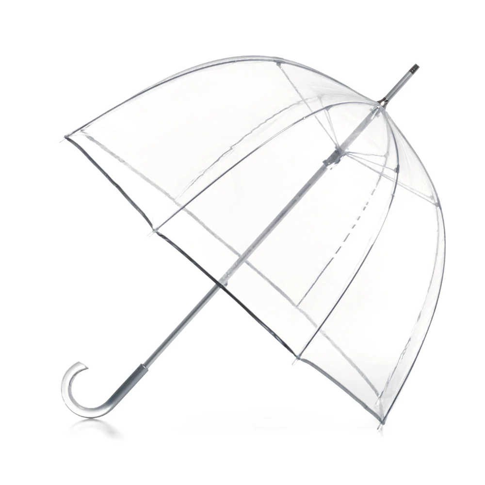 Transparenter Bubble Regenschirm Mit Langem Griff