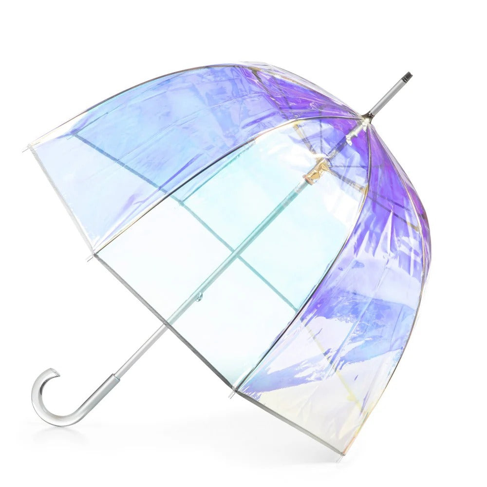 Transparenter Bubble Regenschirm Mit Langem Griff