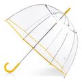 Transparenter Regenschirm mit langem Griff